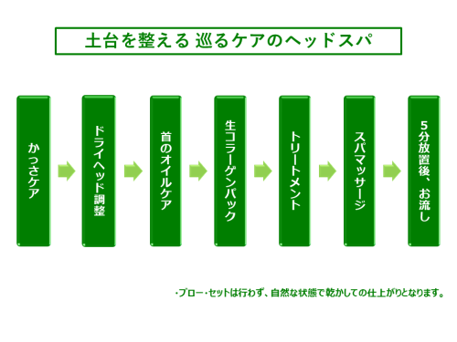 ヘッドスパ工程表（土台を整える 巡るケアのヘッドスパ）.png