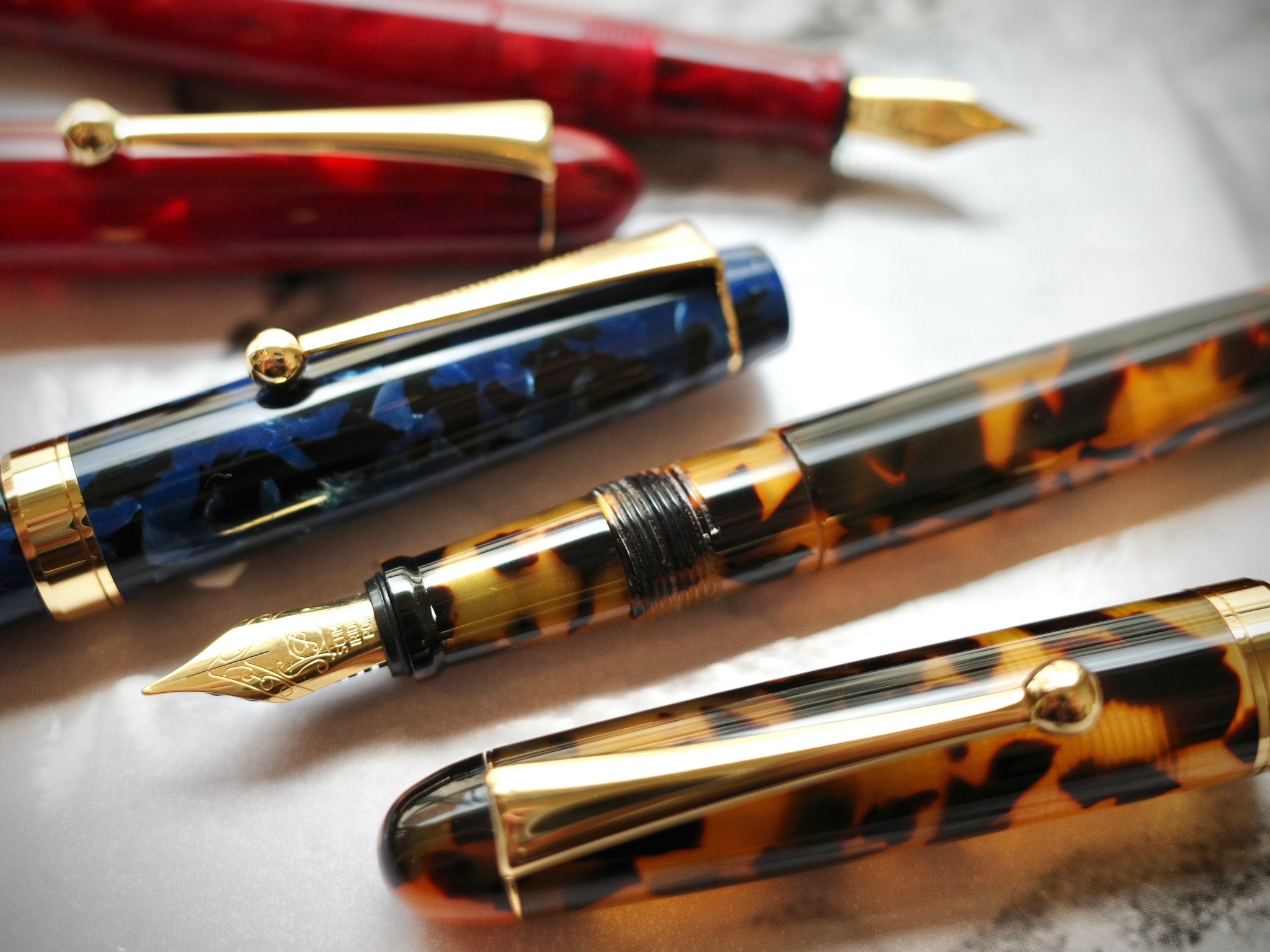 新品✨ ハンドメイド　ボールペン 大西製作所 手作り 【べっ甲】 新品✨ ハンドメイド ボールペン 大西製作所 手作り 【べっ甲】 大西