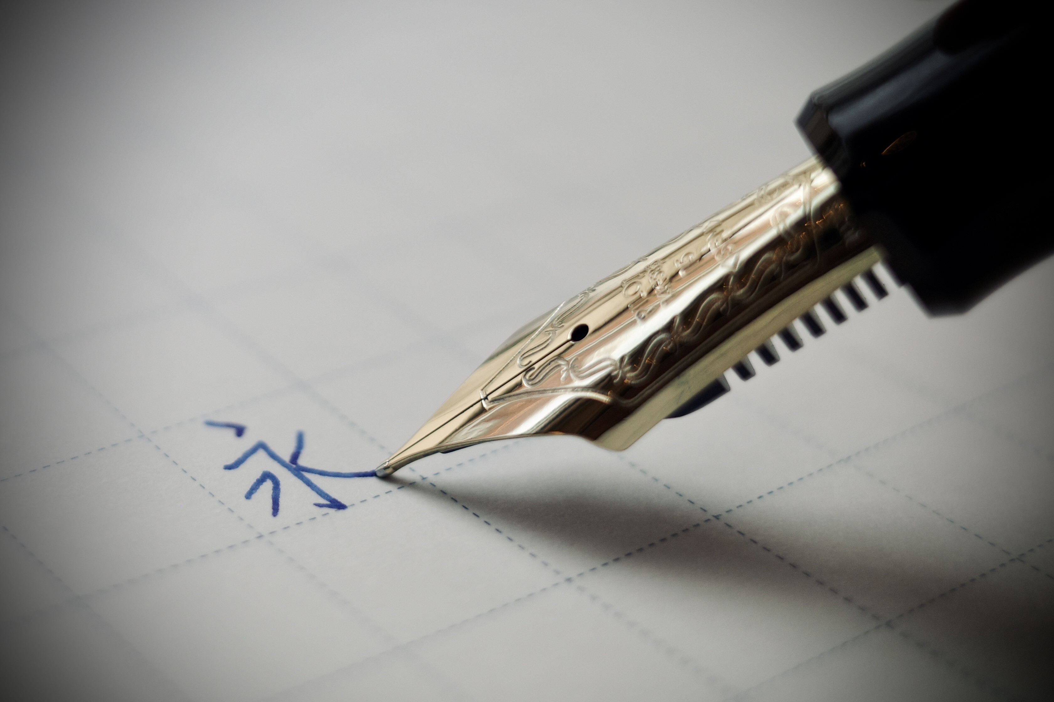 2/6金・7土　筆圧測定▶︎PILOTペンドクターの万年筆ご案内に変更