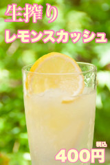 生搾りレモンスカッシュ