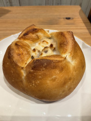 きのこのクリームシチューぱん