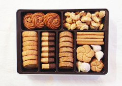 クッキー缶お正月 20cm