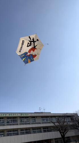大空に飛ばそう！凧づくり教室(R4.01.10)@南ヶ丘小学校