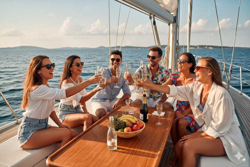 船上パーティー