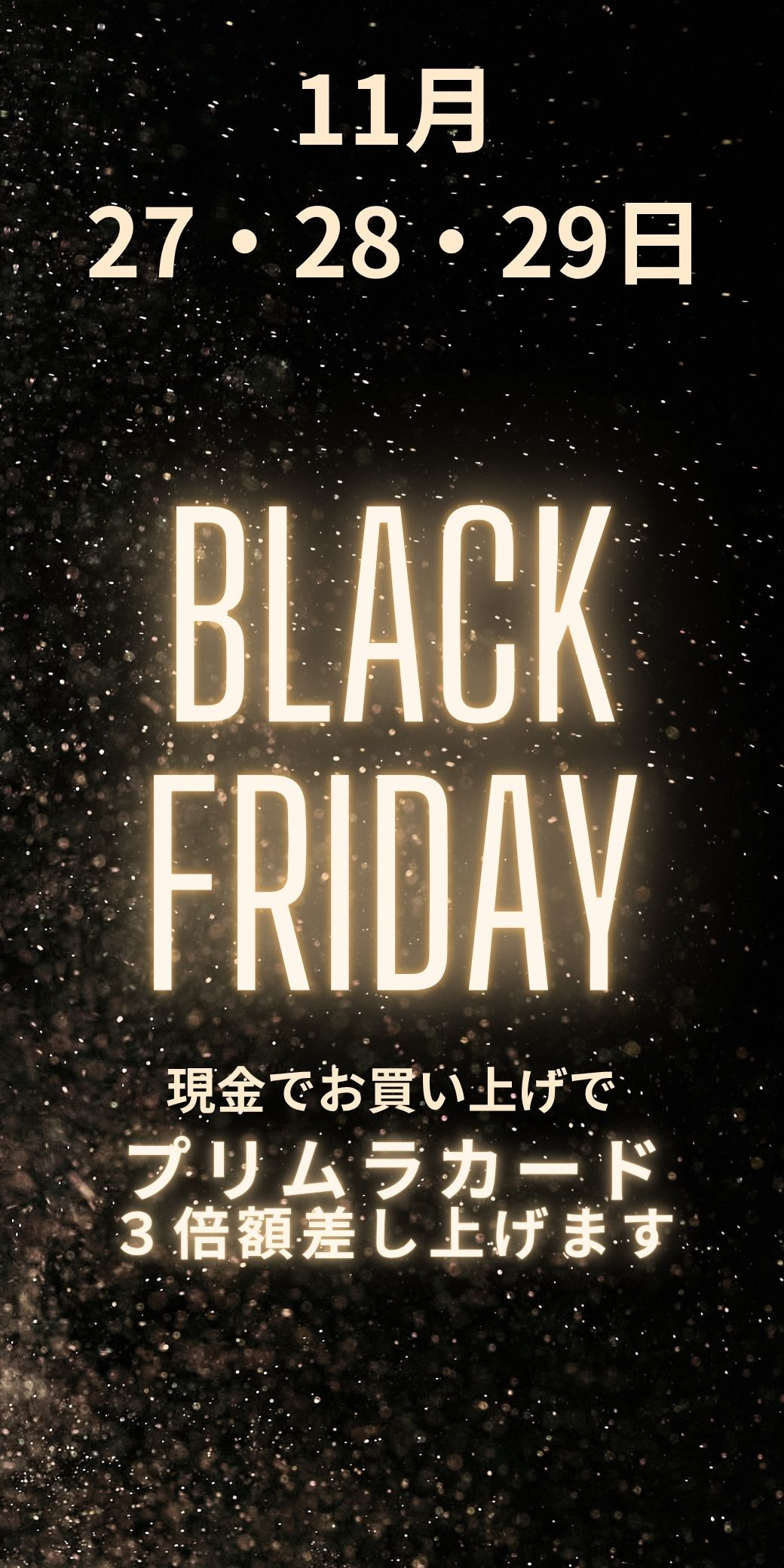 ブラックフライデー