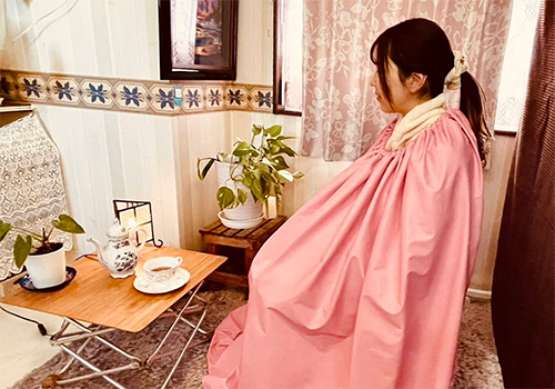 ほっとサロン,よもぎ蒸し,杉本幸子,諫早