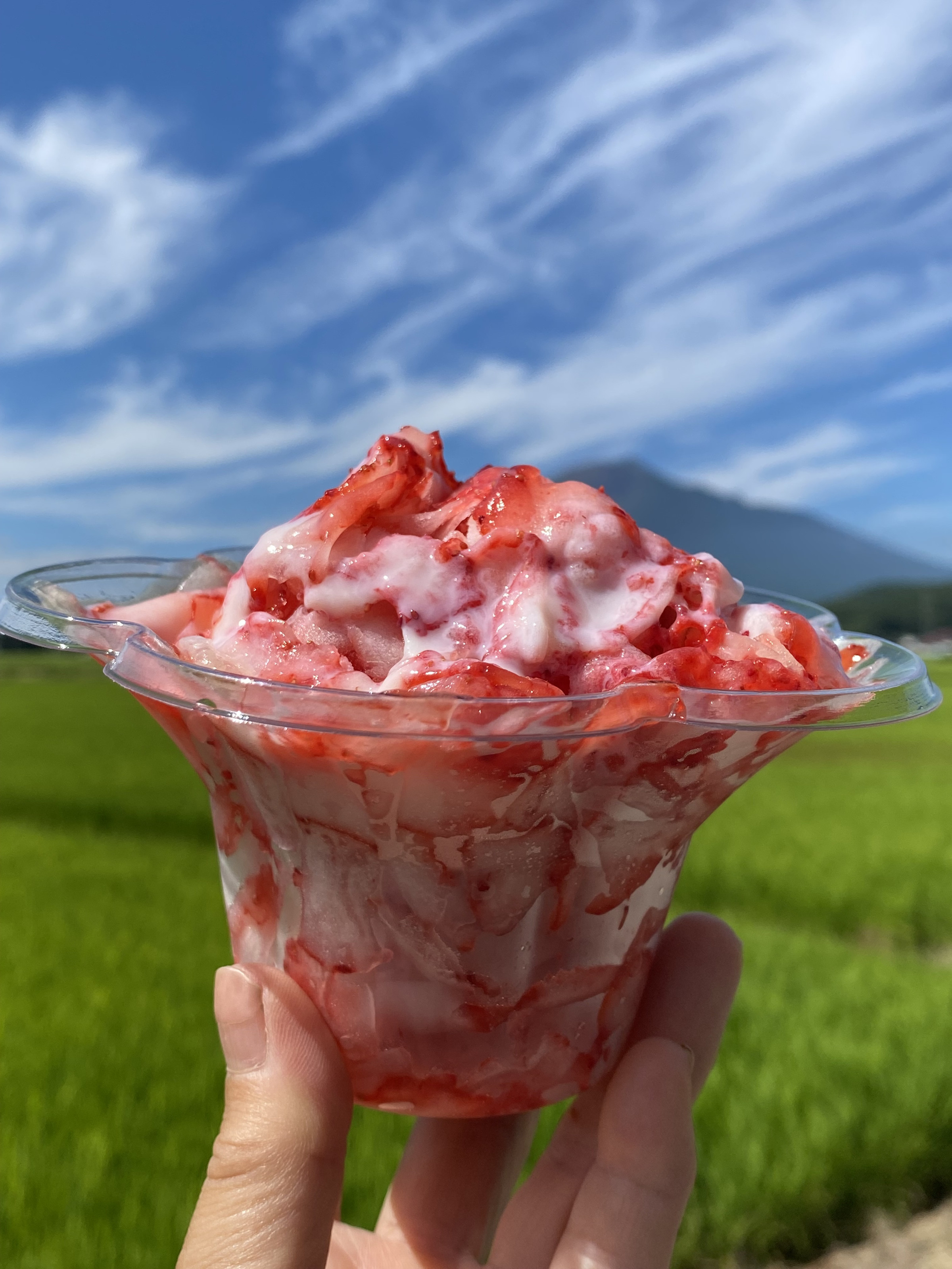 完熟削りいちご