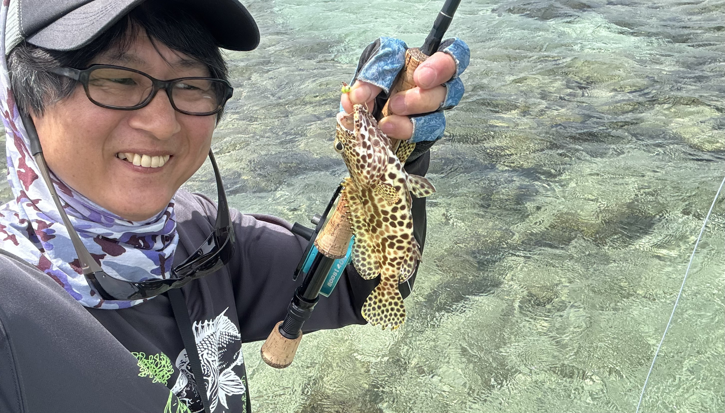 海でのんびりフィッシング