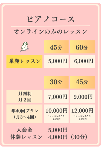 ピアノコース料金表 オンラインレッスン　コザクラ.png