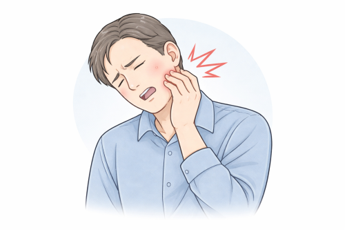 顎の痛みを感じる男性.png