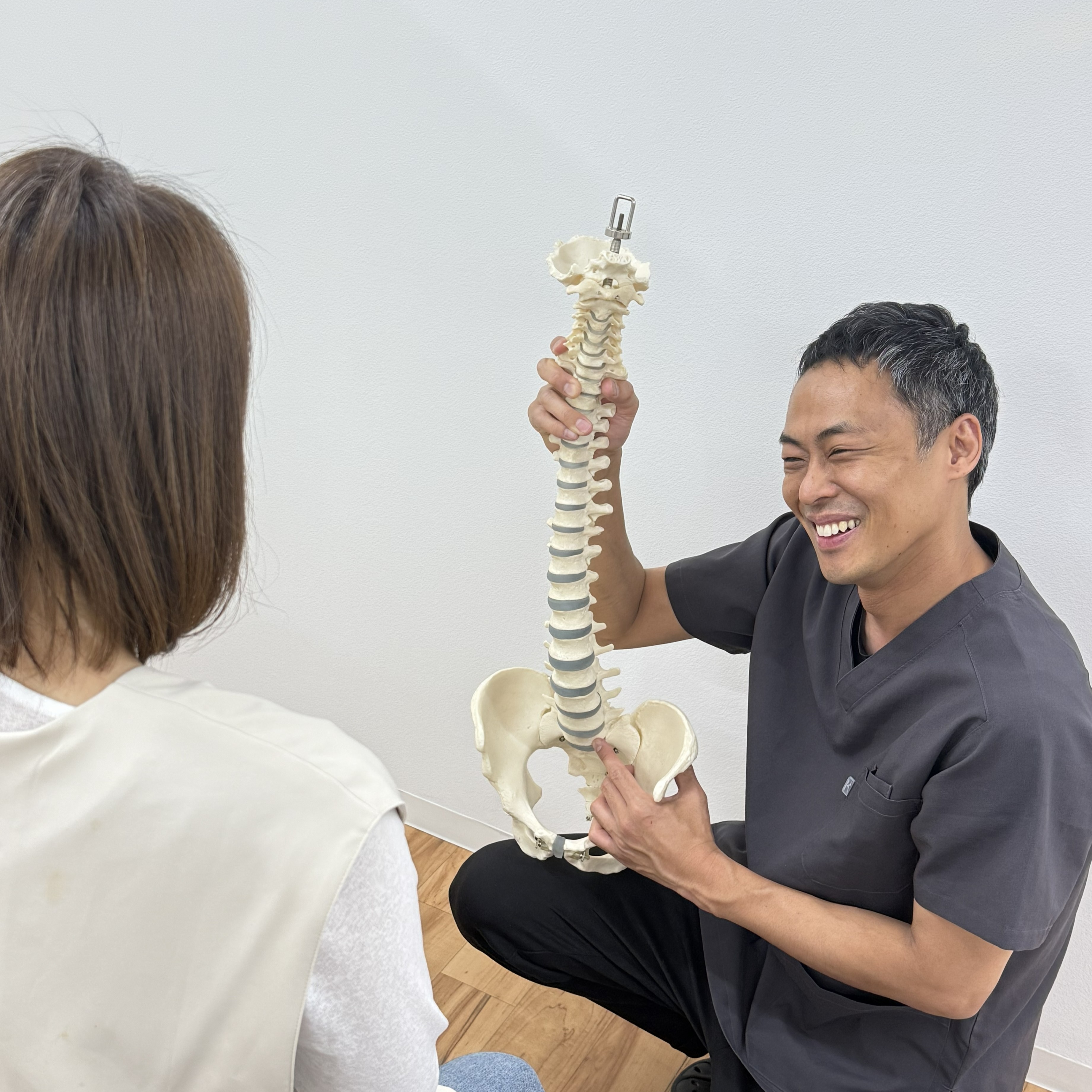 説明している様子