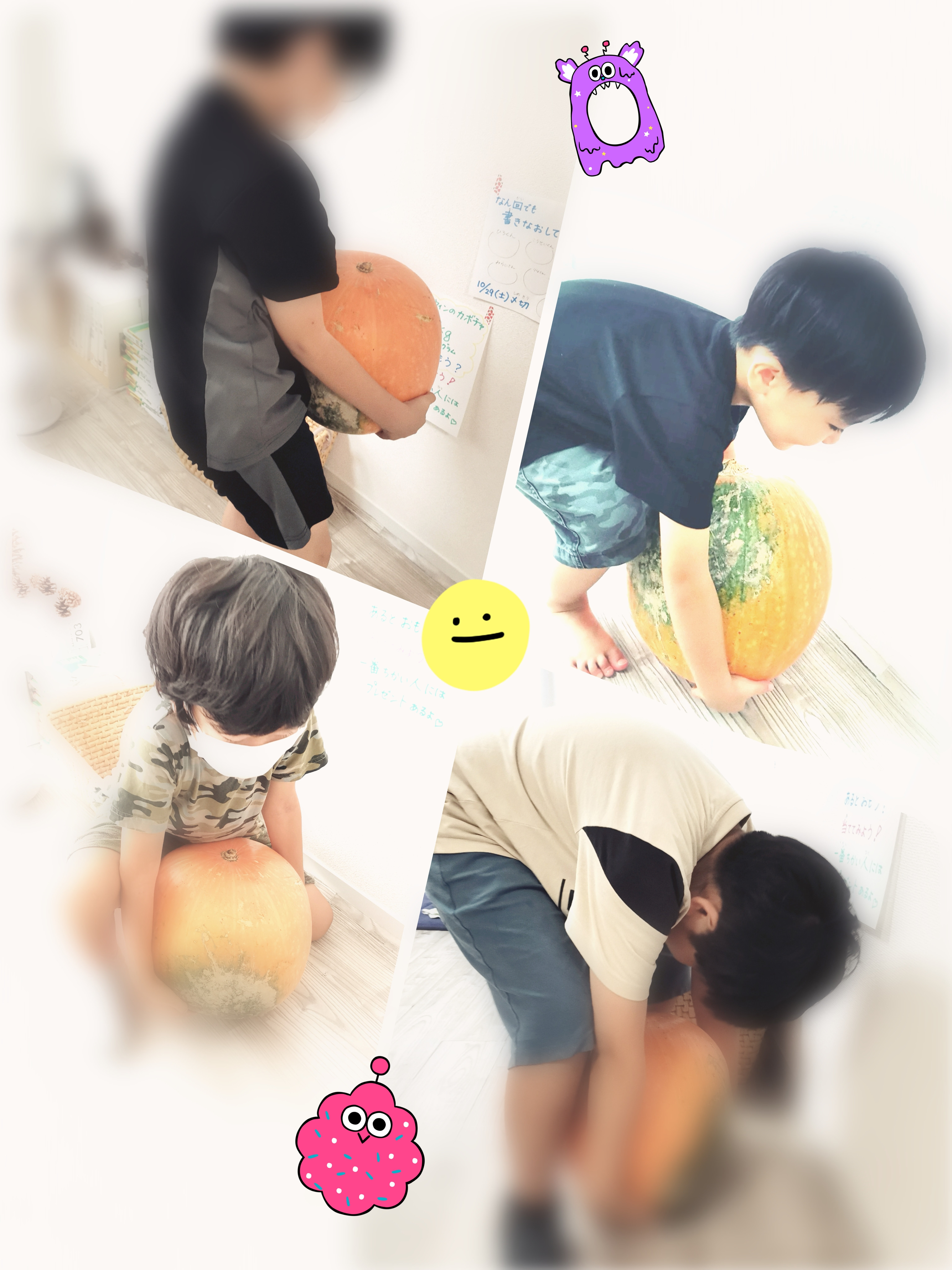 ハロウィン🎃カボチャの重さ○キロ？