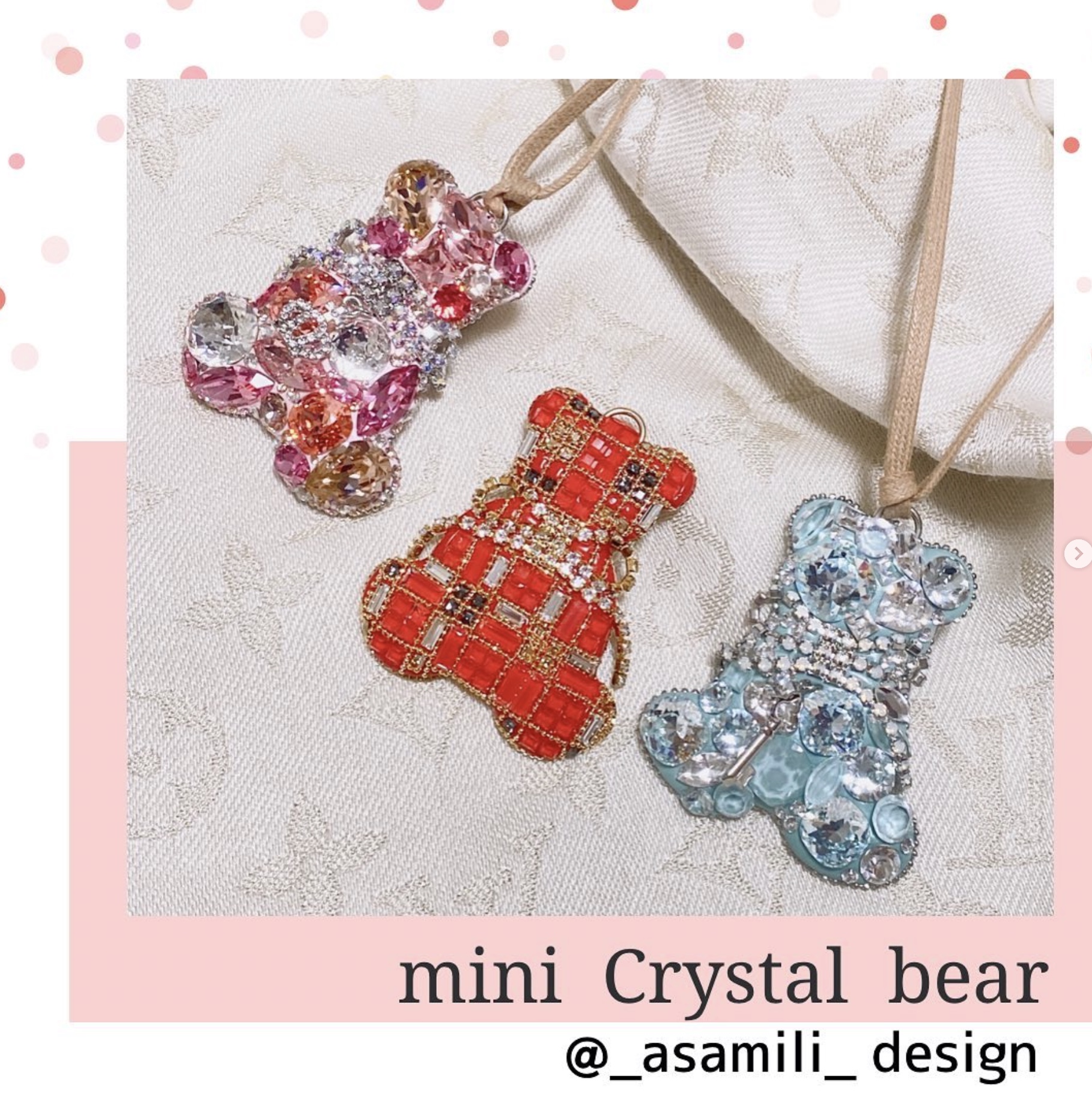 mini Crystal bear