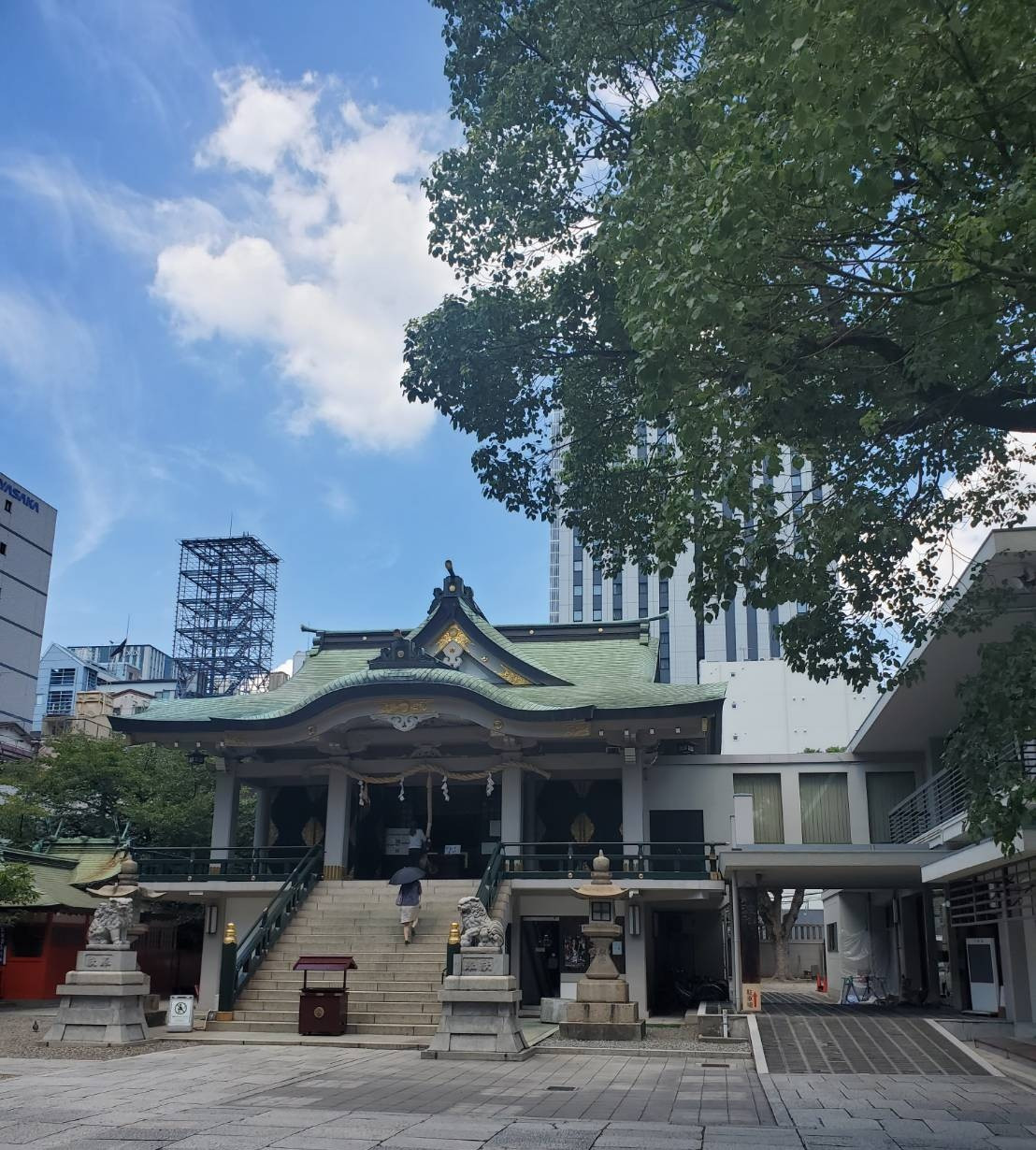 2022年9月より大阪・難波神社にてお稽古が始まりました！