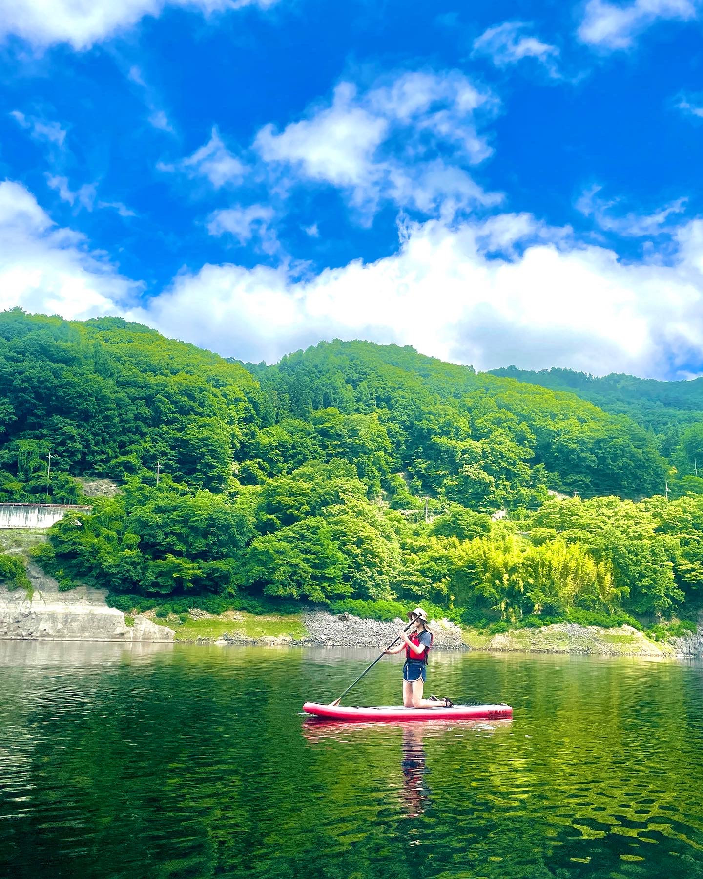 山梨初！日本遺産・昇仙峡の上流のダム湖でSUP体験ツアー開催決定！！