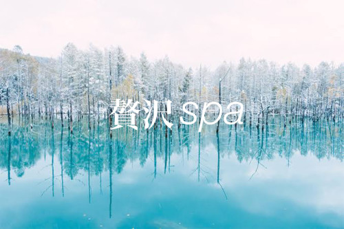 年末限定メニュー「贅沢spa」