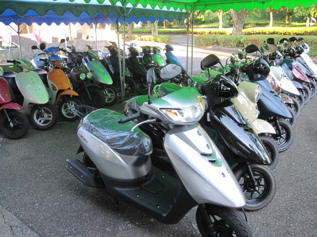 新車　YAMAHA　50cc スクーター　（JOG　VINO）　入荷