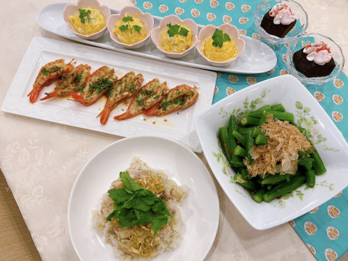 ６月の料理教室の予約を開始しました。