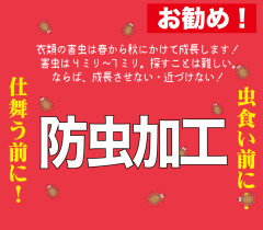 防虫加工