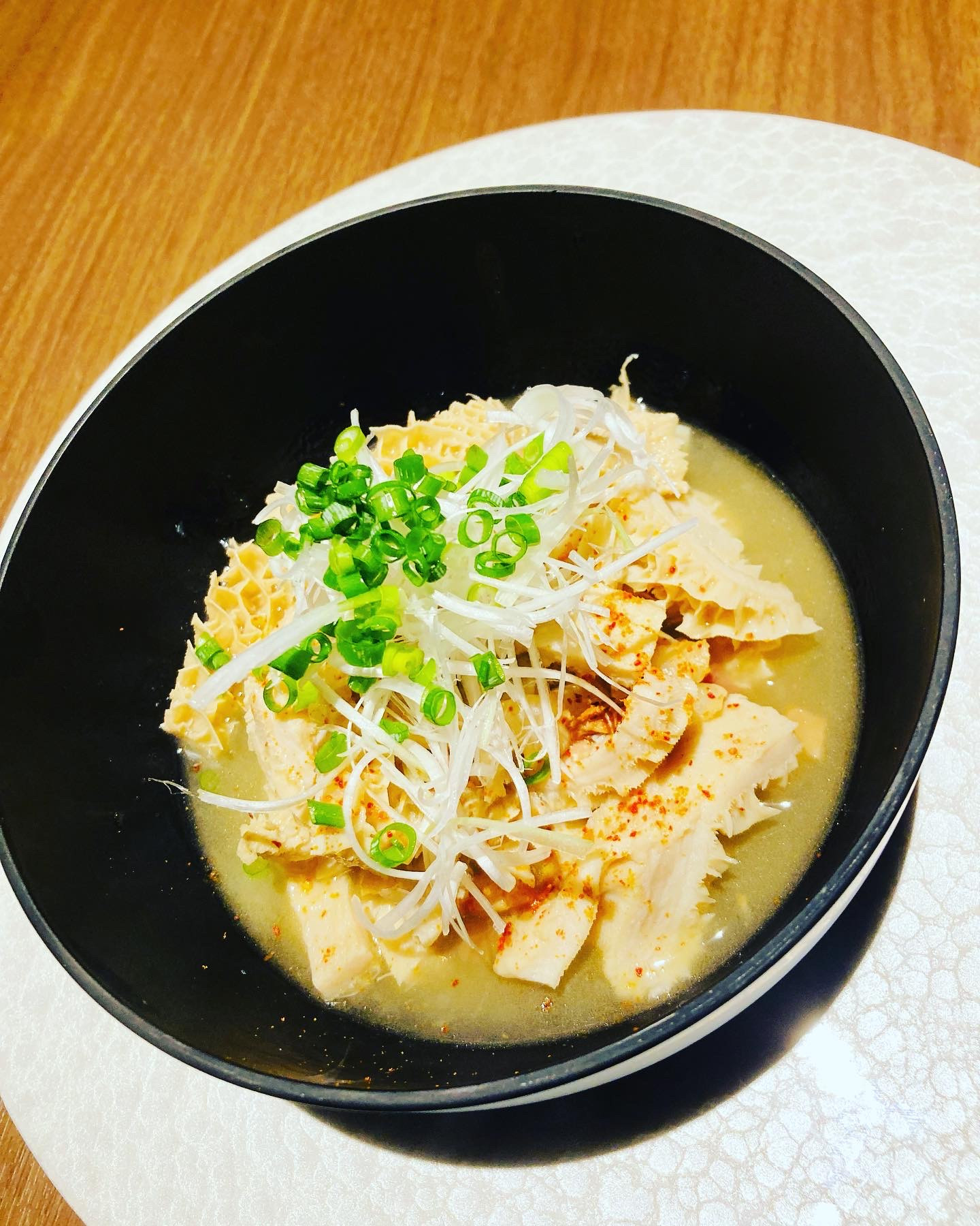 ハチノスの塩煮込み