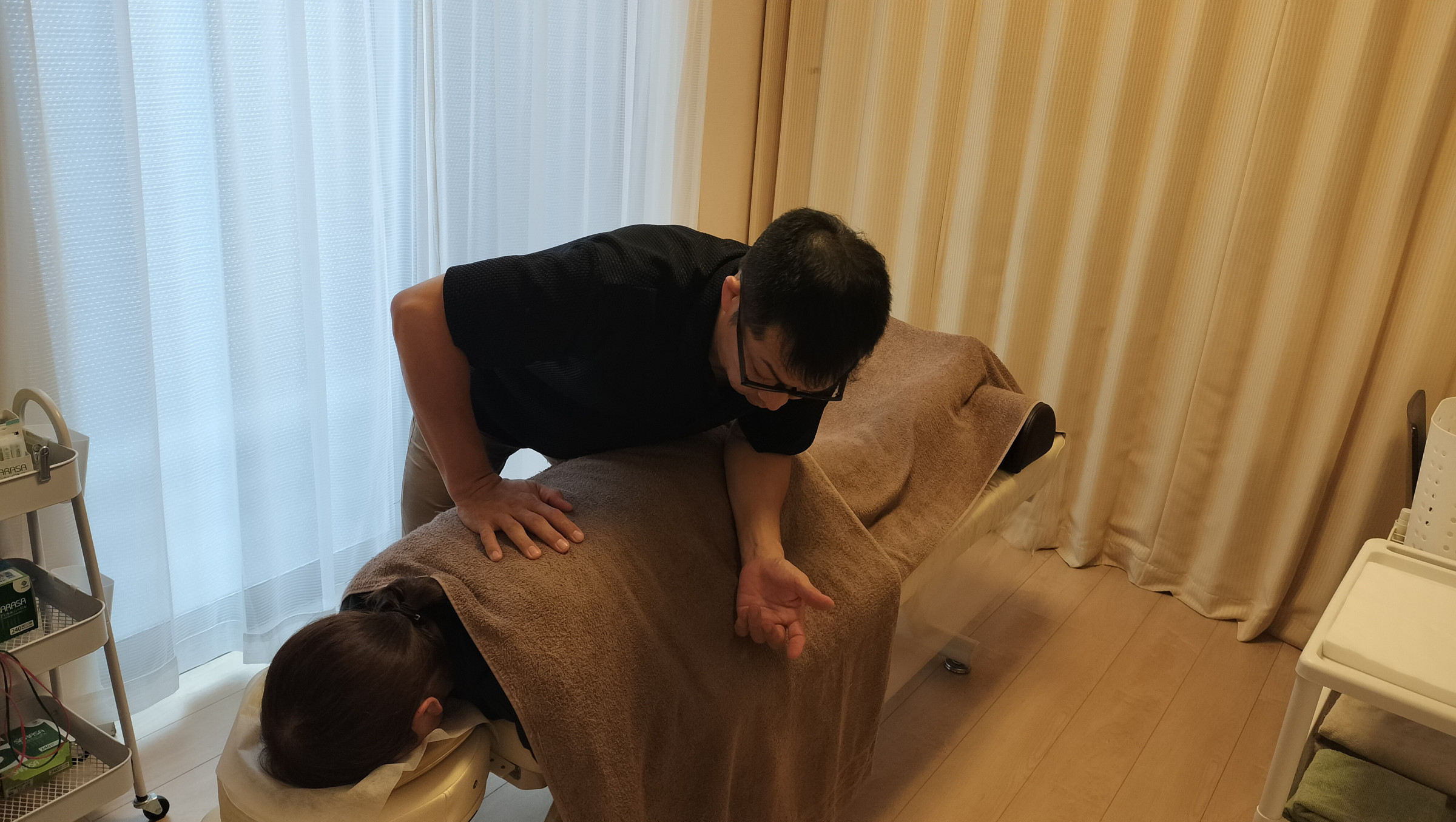 臀筋ほぐし