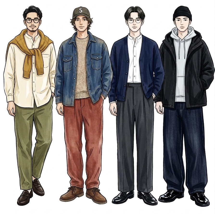 メンズ骨格診断岡山　メンズ岡山パーソナルカラー診断