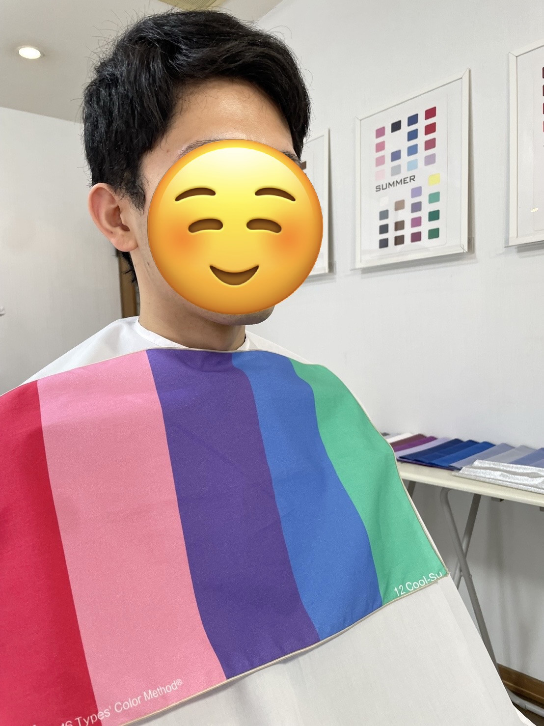 岡山メンズパーソナルカラー診断2