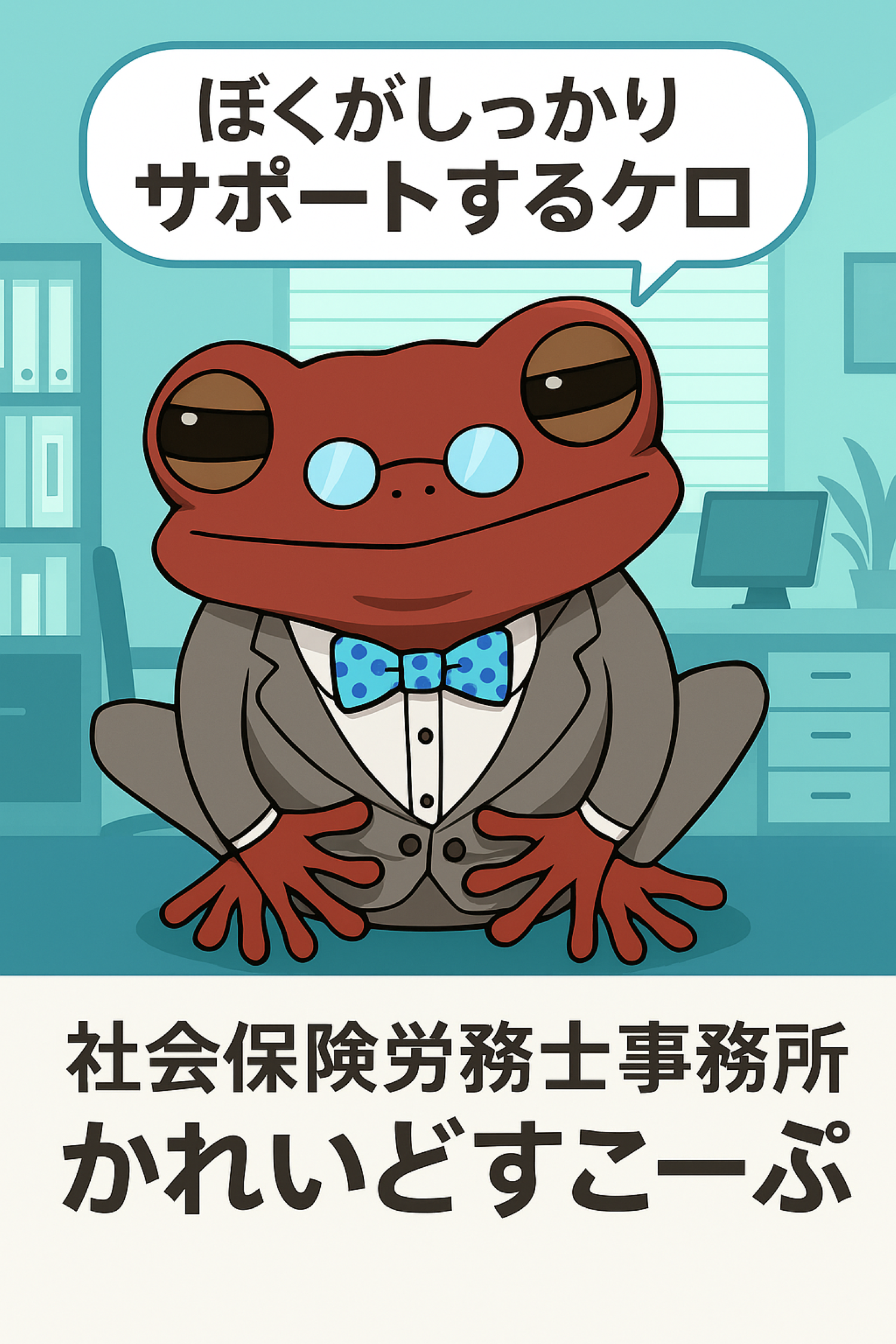 サポートするケロ