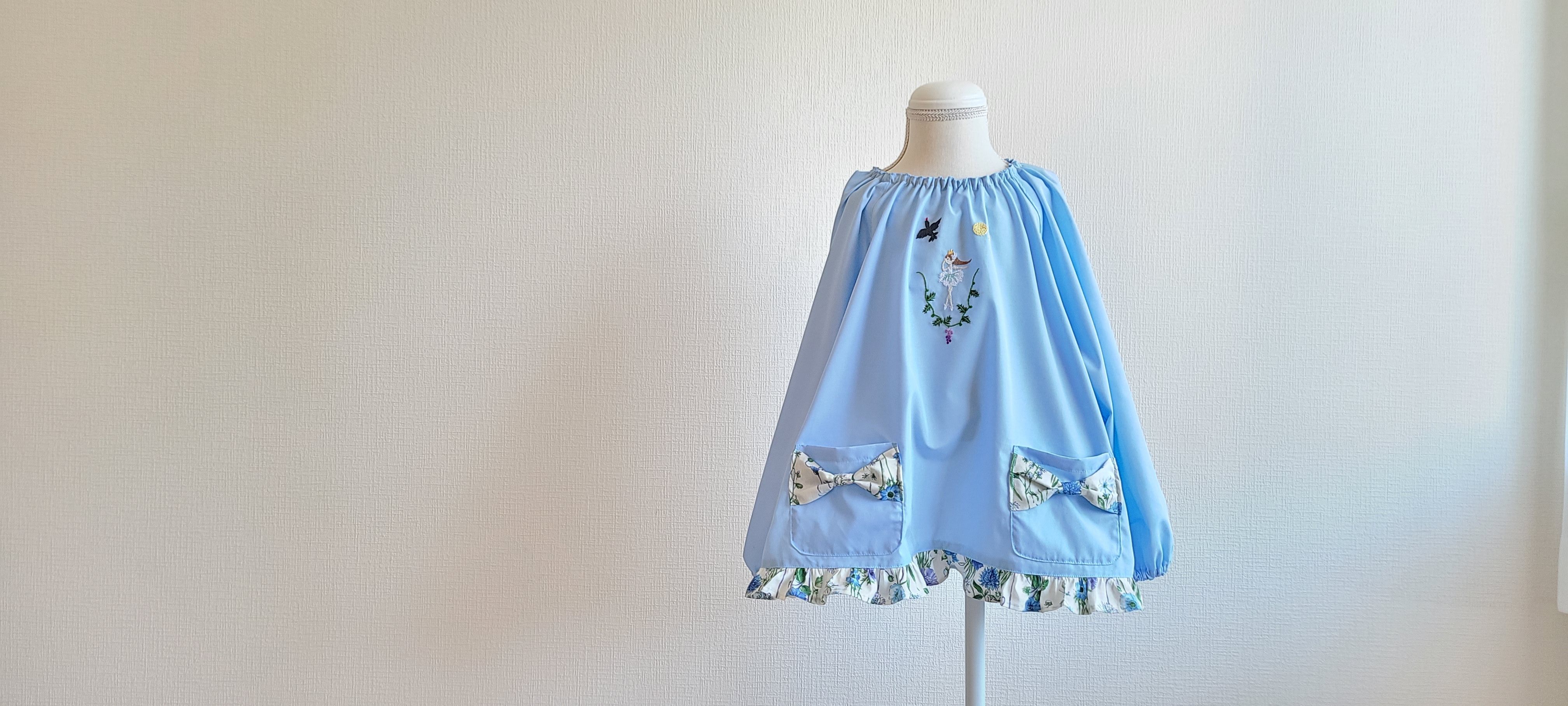 minne手刺繡作品販売予定