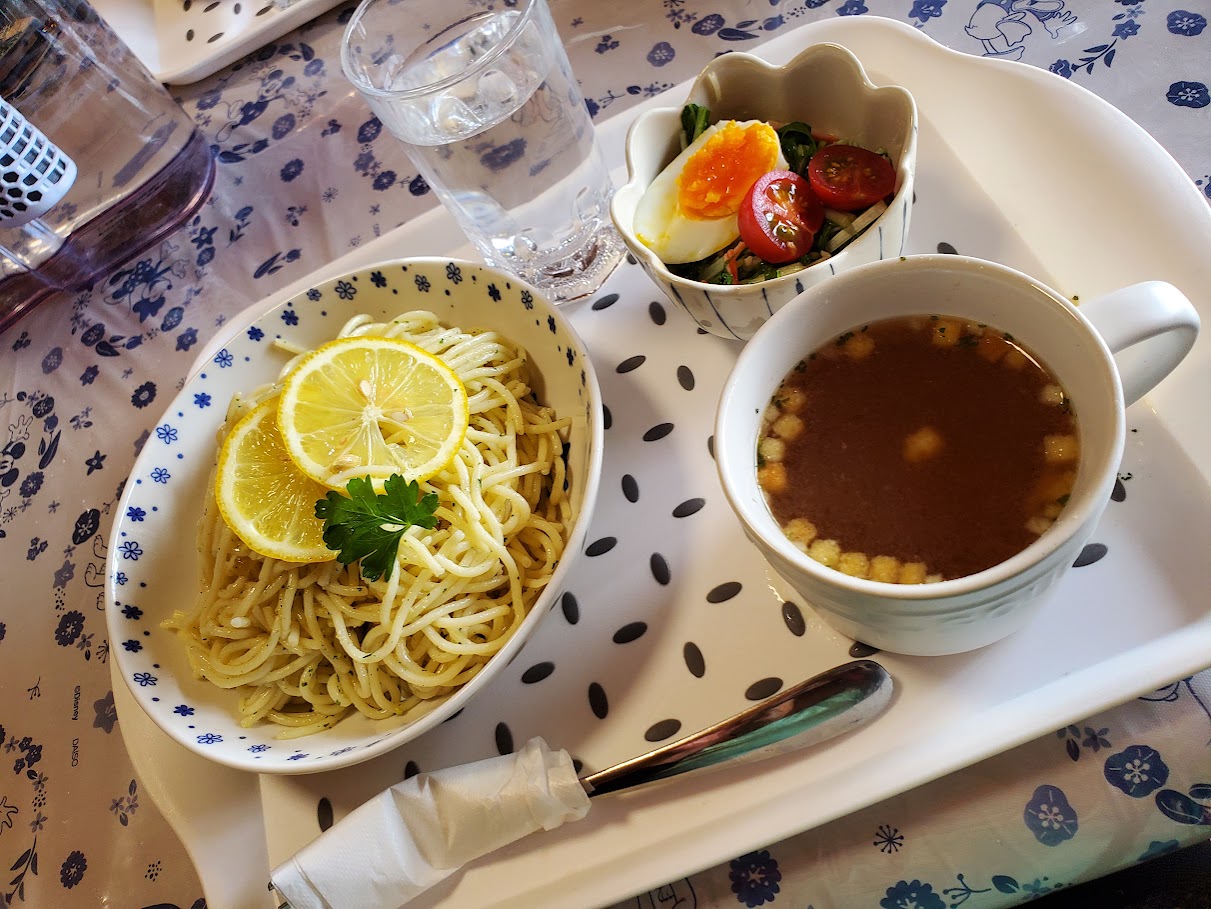 メニューのご紹介【レモンとオリーブオイルのパスタ】