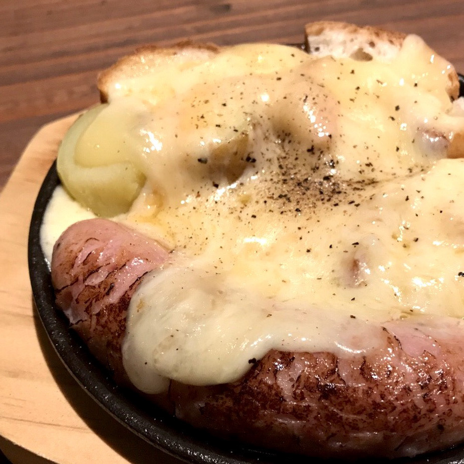 ラクレットB～じゃがいも・バゲット・国産無添加ソーセージ