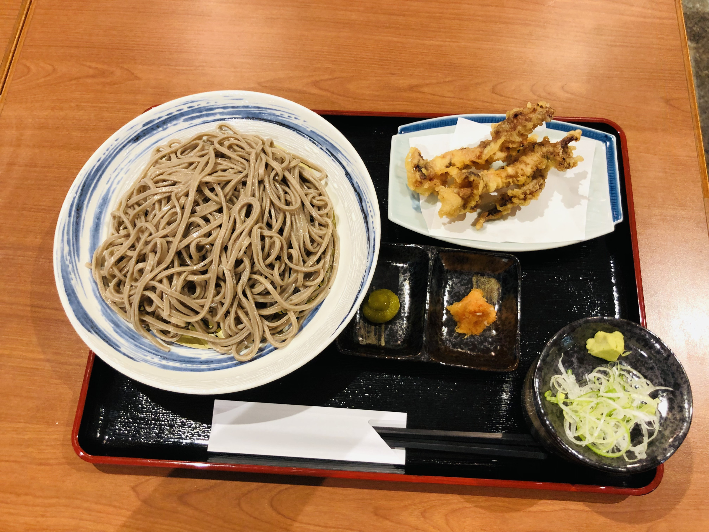 げそ天ざるそば