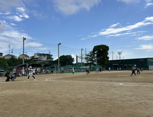 津商業さんと練習試合