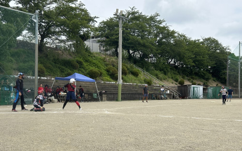 練習試合／四日市商業高校さん