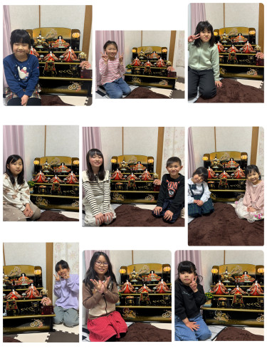 今日から３月です🎎