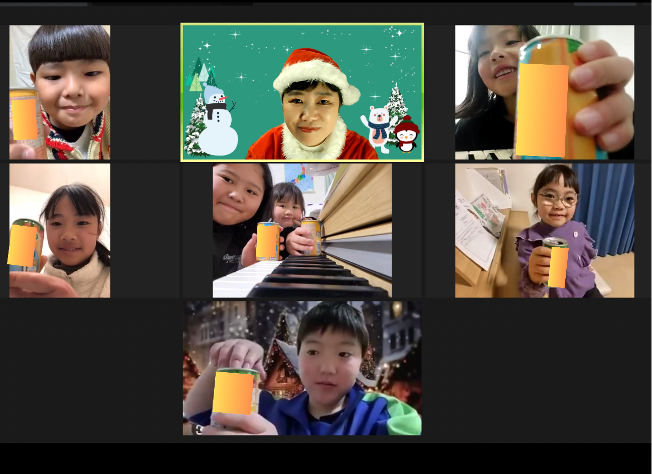 💛『オンラインで乾杯❢』クリスマス勉強会（東松山市、竹内ピアノ教室）