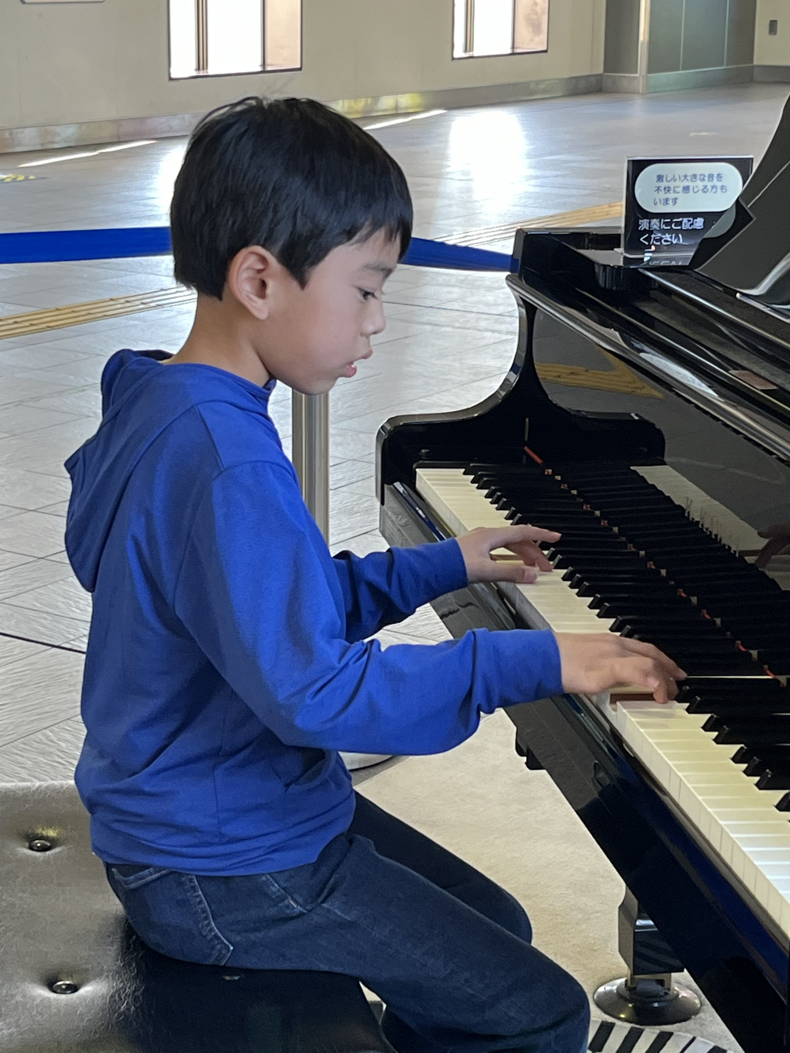 💗坂戸駅ストリートピアノ🎹生徒さんと弾きに行きました！（東松山市、竹内ピアノ教室）