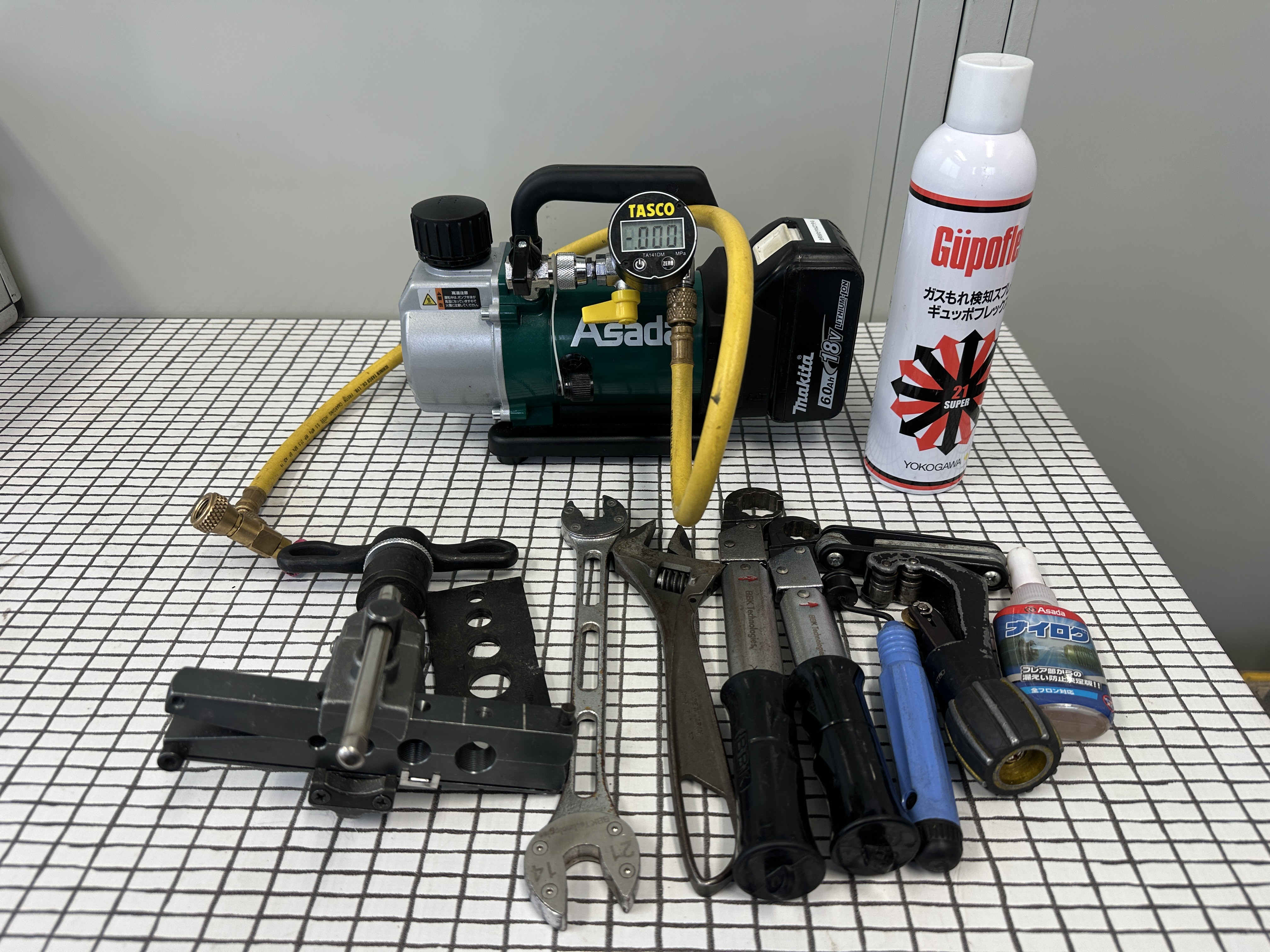 龍ヶ崎市のお客様よりエアコンDIY工具レンタルのご依頼を頂きました。