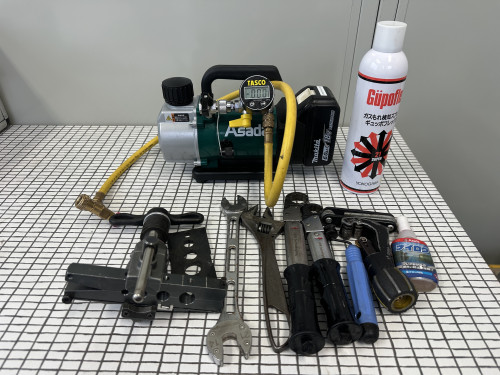 龍ヶ崎市のお客様よりエアコンDIY工具レンタルのご依頼を頂きました。