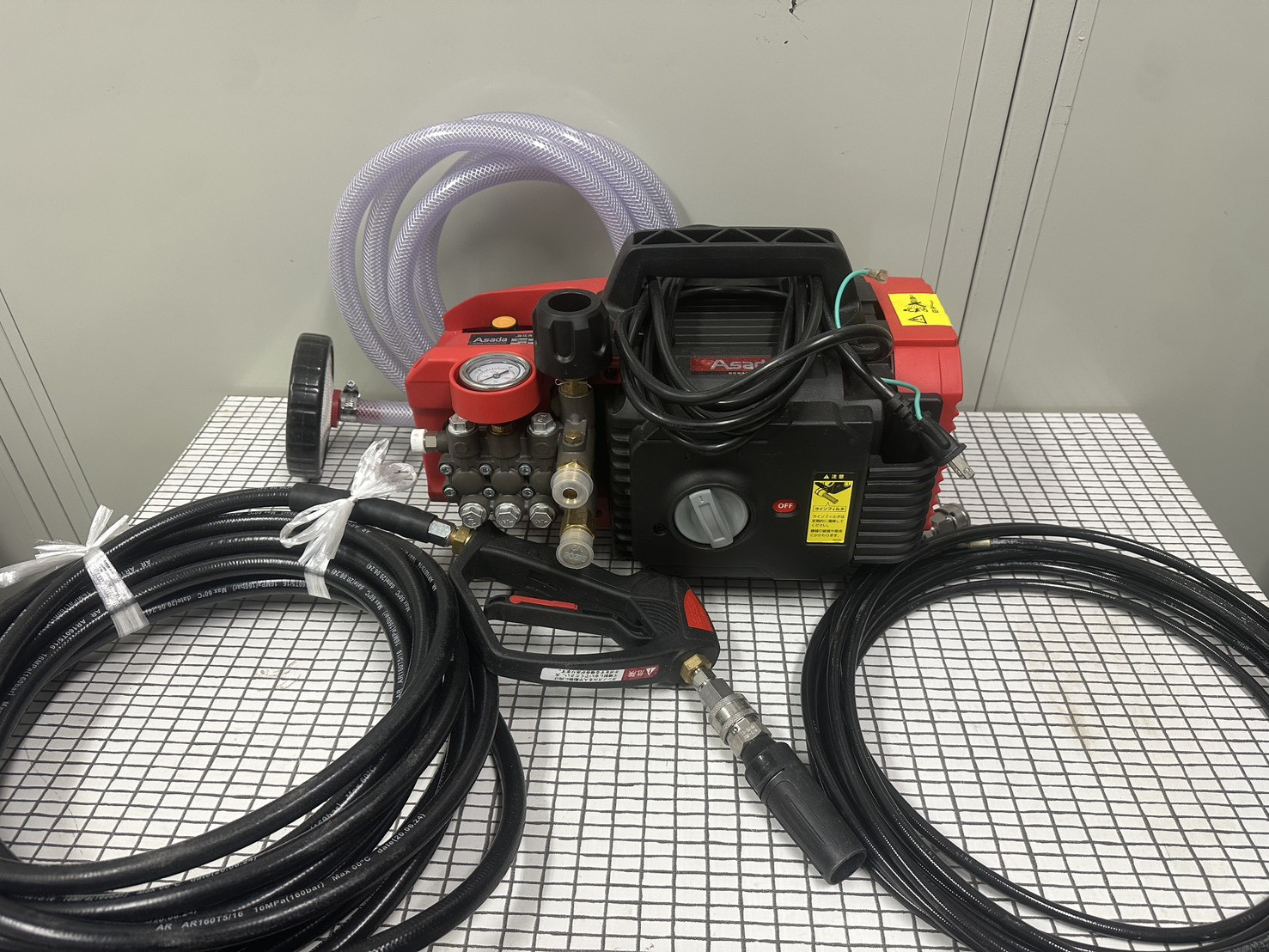 新商品のご案内です！業務用高圧洗浄機　アサダ　高圧洗浄機8/60P