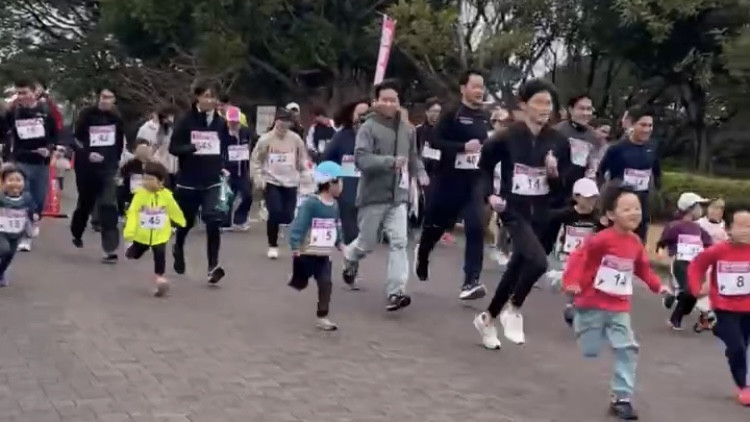 第1回東浦健康ラン・ウォーク　親子ジョギング