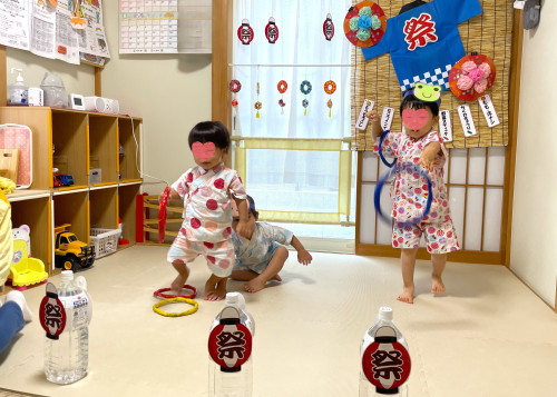 夏まつり開催! さかな釣り