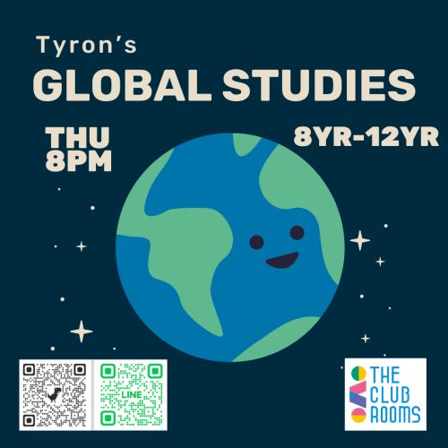 Global Studies by Tyron 金曜730pm 新クラス 世界について知るクラス