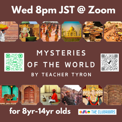 Mysteries of the World / ネイティブ講師による世界のミステリークラス