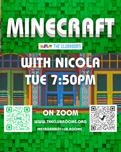 火曜7:50pmマインクラフトクラス by Nicola　（6/3 7:50pmトライアル単発参加可能！）