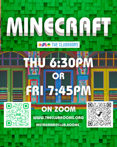 木曜6:30pmマインクラフトクラス追加開講 / Thursdays 630pm- Minecraft English Quest: Build, Explore, and Speak!