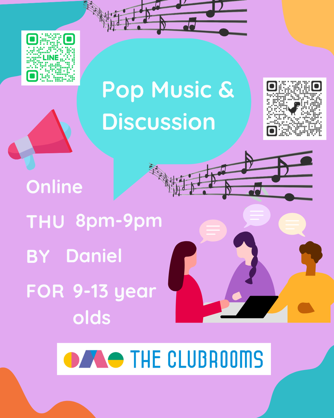 9/10, 9/24, 10/1の３回コース　音楽を通じて学ぶPop Music & DIscussion（マイケルジャクソン）