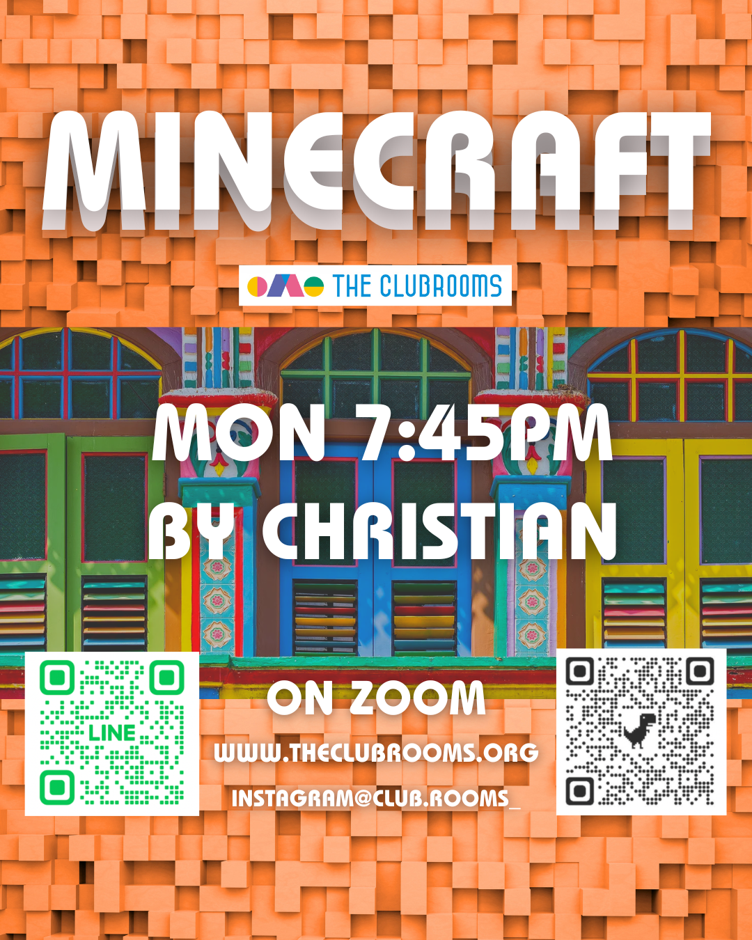 月曜にマインクラフトクラスの初級者向けレッスンを追加！ Minecraft for Beginners by Christian
