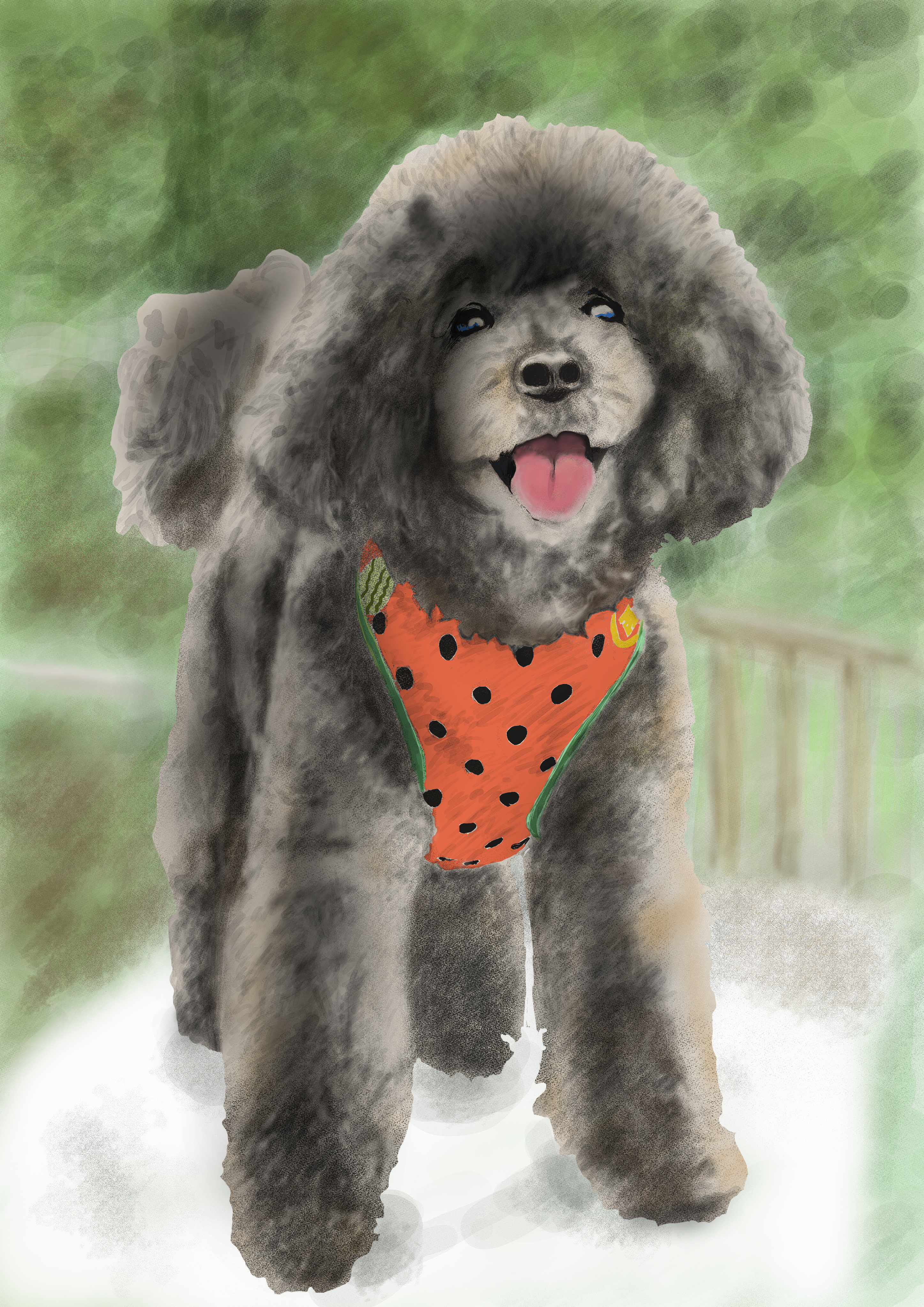 ペットの似顔絵