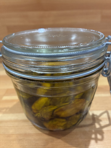 冬恒例の牡蠣のスモークオリーブオイル漬け♪